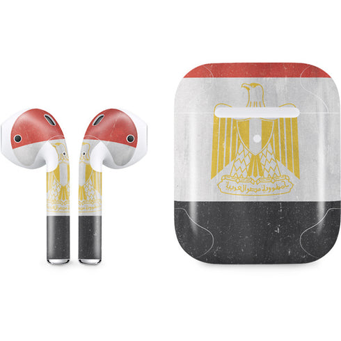 Egypt Flag Distressed Apple AirPods 2 Skin